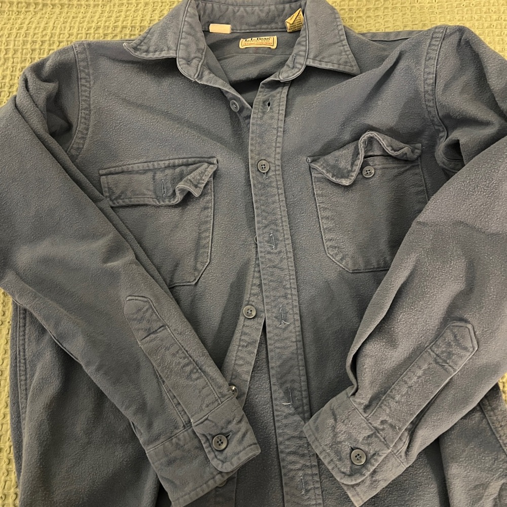 LL Bean button up